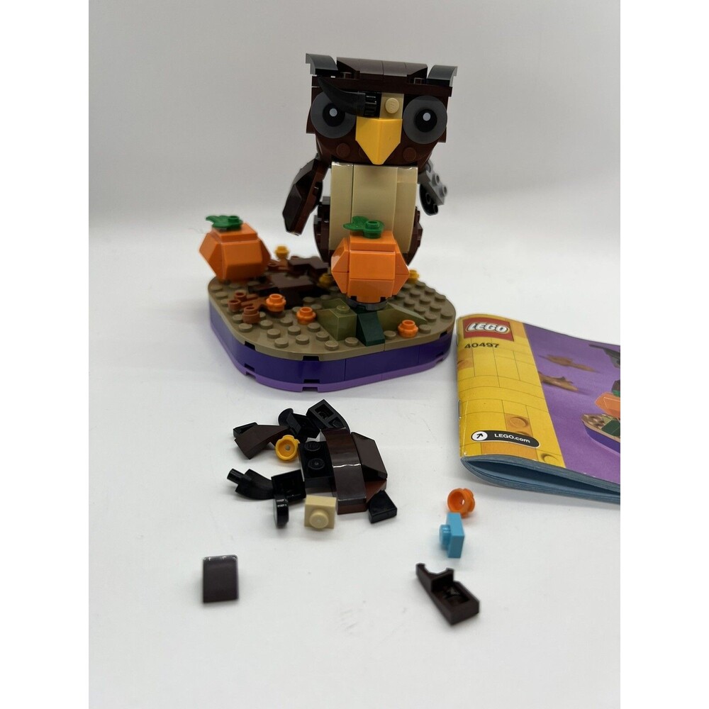 LEGO Halloween Owl Set 40497 Fall Season  Holiday 228 Piece no box fall decor